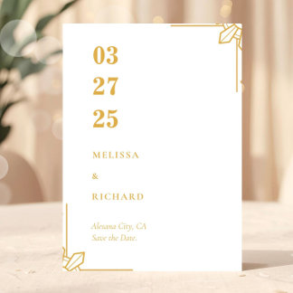 Boho Filipijnen Sun Wedding Save the Date Kaart
