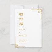 Boho Filipijnen Sun Wedding Save the Date Kaart (Voorkant)