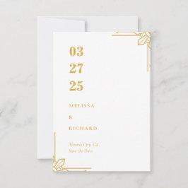 Boho Filipijnen Sun Wedding Save the Date Kaart