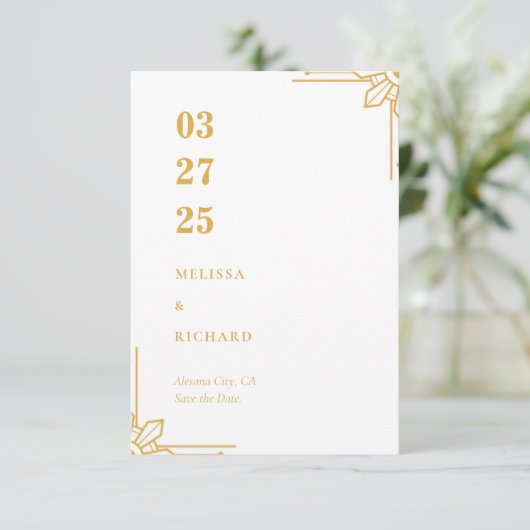 Boho Filipijnen Sun Wedding Save the Date Kaart (Staand voorkant)