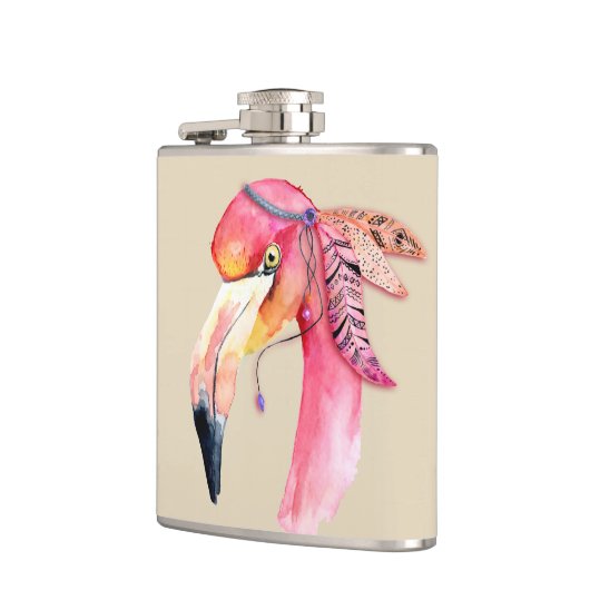 Boho Fiona Flamingo Flask Heupfles (Links)
