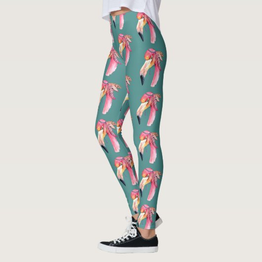 Boho Fiona Flamingo Leggings (Links)