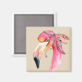Boho Fiona Flamingo Magnet (Voorkant / Achterkant)