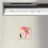 Boho Fiona Flamingo Magnet (Insitu (Vaatwasser))