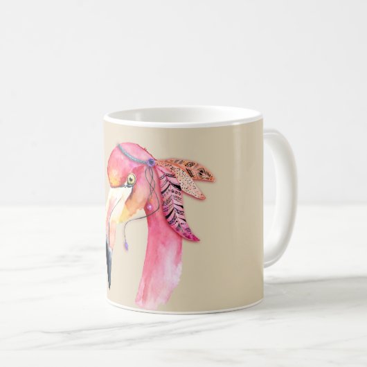 Boho Fiona Flamingo Mok (Voorkant rechts)