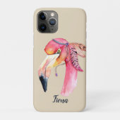 Boho Fiona Flamingo Persoonlijk Case-Mate iPhone Case (Achterkant)