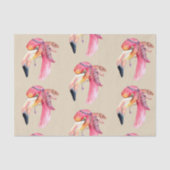 Boho Fiona Flamingo Tissue Paper Tissuepapier (Voorkant)