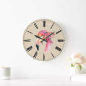 Boho Fiona Flamingo Wall klok (Huis)
