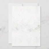 Boho First Birthday Invitation Kaart (Achterkant)