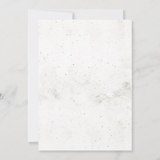 Boho First Birthday Invitation Kaart (Achterkant)