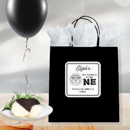 Boho First Trip omheen de Sun 1st Birthday Party Vierkante Sticker