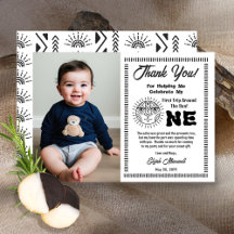 Boho First Trip omheen Sun Birthday Dank je