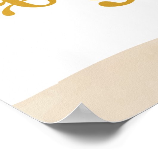 Boho First Trip omheen Sun First Birthday Sign Poster (Hoek)