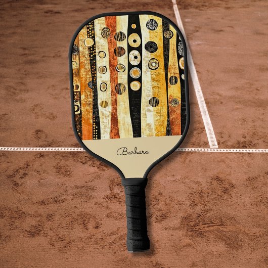 Boho Flair Gepersonaliseerd | Dink Well Pickleball Paddle