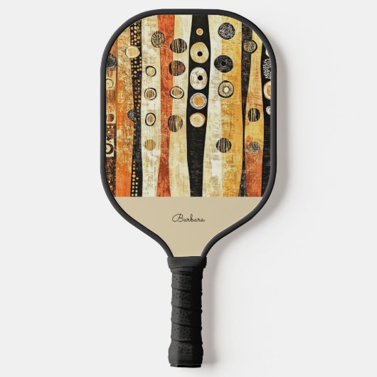 Boho Flair Personalized | Dink Well Pickleball Paddle (Achterkant)