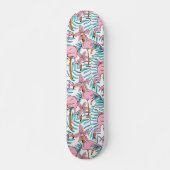 Boho Flamingo Persoonlijk Skateboard (Voorkant)