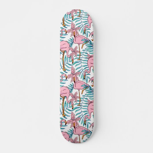 Boho Flamingo Persoonlijk Skateboard (Voorkant)