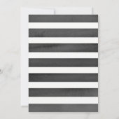 Boho Flamingo Vrijgezellenfeest - Roze + Zwart Kaart (Achterkant)