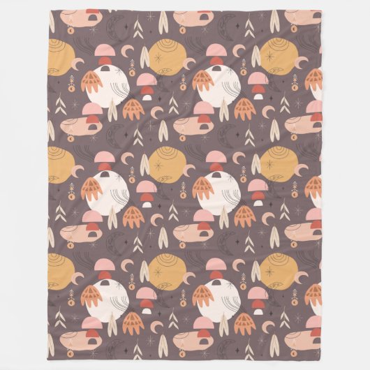 boho fleece deken (Voorkant)