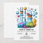 Boho Fles Laboratorium Wetenschapper Verjaardag Kaart (Voorkant / Achterkant)