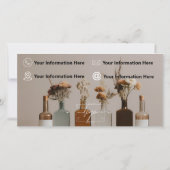 Boho-flessen | Bloemen | Cadeaubon (Achterkant)