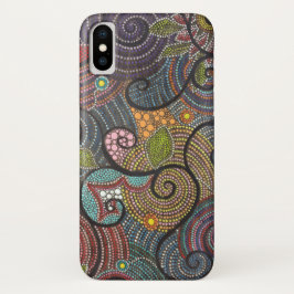 Boho Fling Swirls en Stippen Case-Mate iPhone Case