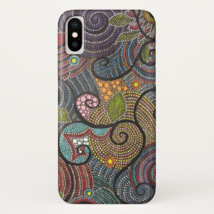 Boho Fling Swirls en Stippen Case-Mate iPhone Case