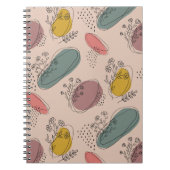 Boho Floral Abstract Notitieboek (Voorkant)