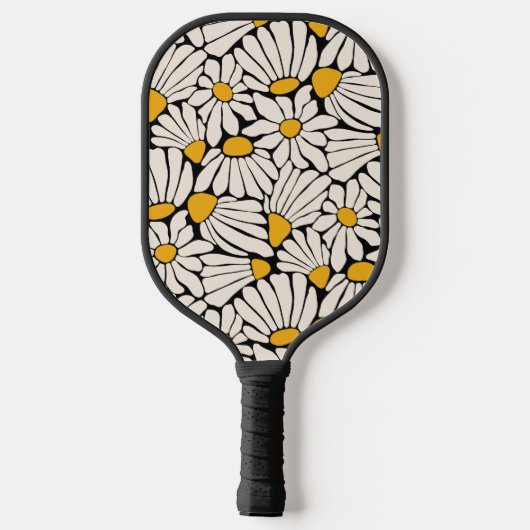 Boho Floral abstracte Matisse stijl Pickleball Paddle (Achterkant)