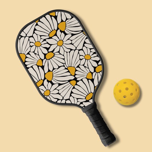 Boho Floral abstracte Matisse stijl Pickleball Paddle
