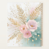 Boho Floral Aesthetic Planner | Celestial & Pastel (Achterkant)