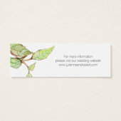 Boho Floral Affordable Save the Date Mini Kaarten Visitekaartjes (Achterkant)