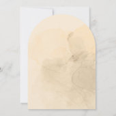 Boho Floral Afstudeerfeest Kaart (Achterkant)