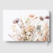 Boho Floral Afstuderen Folie gastenboek (Achterkant)
