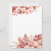 Boho floral arch beste moeder ooit foto van moeder kaart (Achterkant)