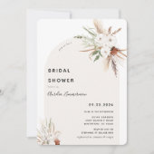 Boho Floral Arch Bridal Shower Kaart (Voorkant)