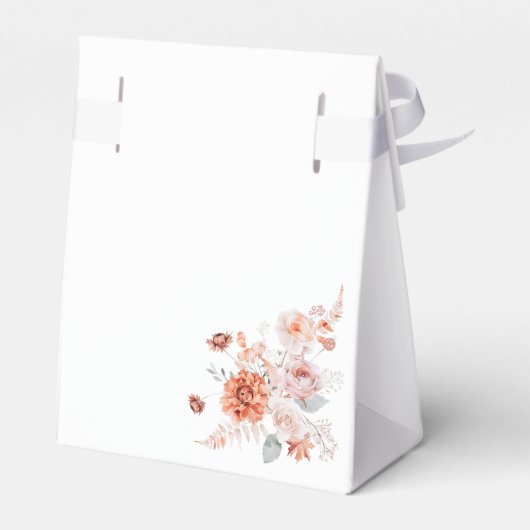 Boho Floral Baby Brunch Bedankdoosjes (Achterkant)