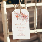 Boho Floral Baby Brunch Bedankt Cadeaulabel