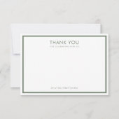 Boho  Floral Baby shower Bedankkaart (Voorkant)