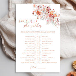 Boho Floral Baby shower zou ze liever spel