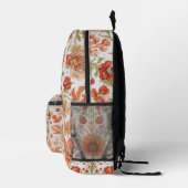 Boho Floral Backpac Bedrukte Rugzak (Rechts)