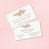 Boho Floral Bakery Rolling Pin Visitekaartje