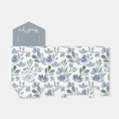 Boho Floral Beige Autumn Waterverf Dank u Fav Bedankdoosjes (Uitgevouwen)