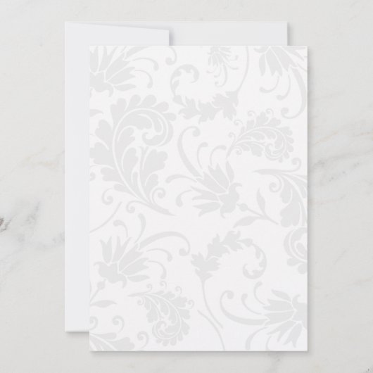 Boho Floral Berries Paars Wedding Bedankkaart (Achterkant)