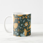Boho Floral Birds Tuinpatroon Koffiemok (Links)