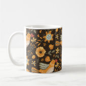 Boho Floral Birds Tuinpatroon Koffiemok (Links)