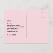 boho floral , bloemenverjaardag dank je kaartje uitnodiging briefkaart (Achterkant)