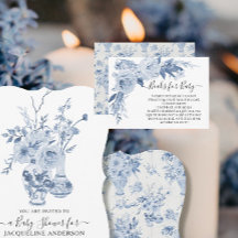 BOHO Floral Blue n White Waterverf Boeken voor Bab