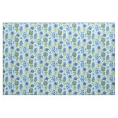 Boho Floral Blue Stof (Yard (91,4 cm))
