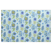 Boho Floral Blue Stof (Fat Quarter)